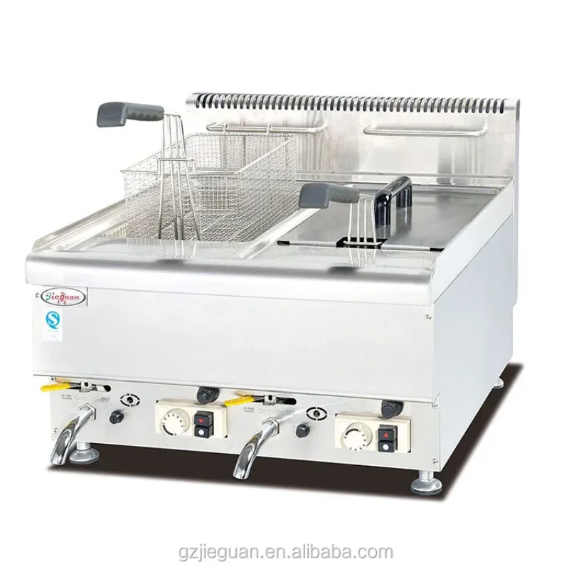 Stainless Steel Deep Fryer Gas 6 Liters