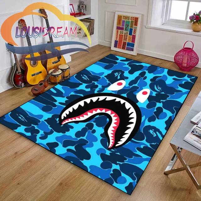 Bape Baby Rug Carpet Parlor Bedroom Circularind Individuality Polymita  Non-slip