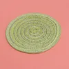 Dollhouse Miniature Items Carpet Mini Round Carpet Mat Decorations 1:6 1:12 BJD Dolls Doll House Accessories Pretend Play Toys 6