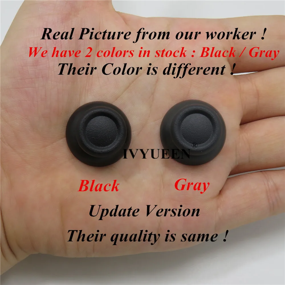 Black Analog Stick and LED Light Bar Sticker Set