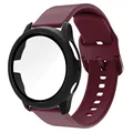 Black and Wine Red