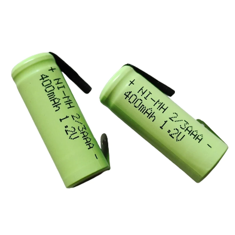 Bater a recargable ni mh de 1 2 v 2 3aaa 400mah 2 3 aaa c jpg