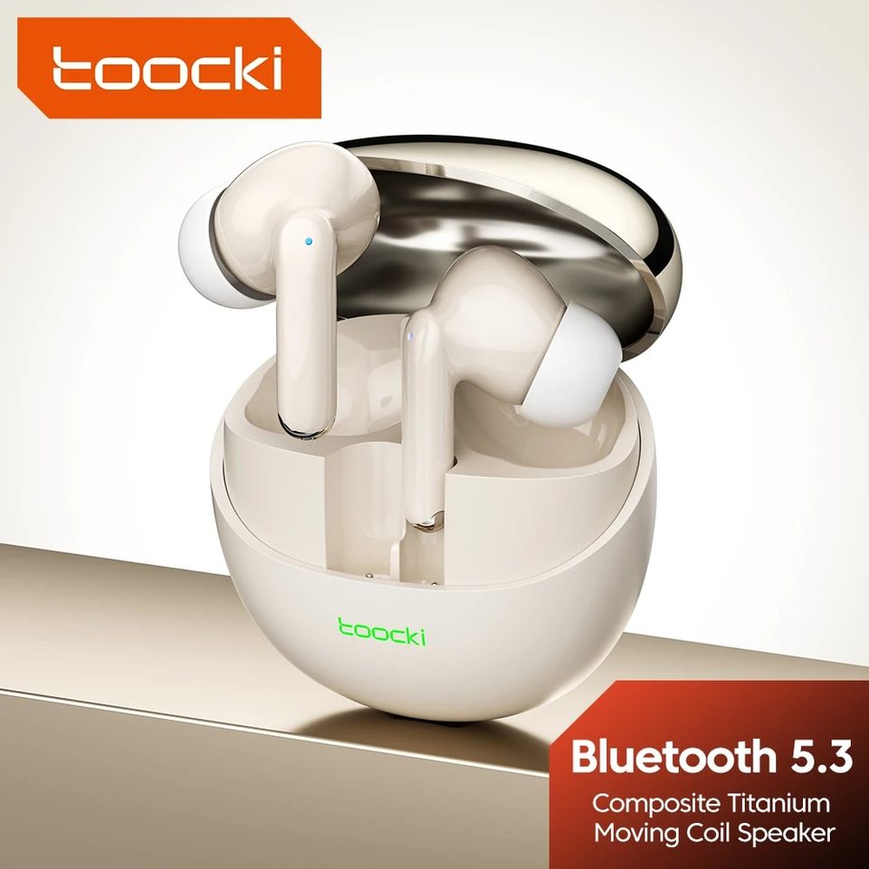 Toocki Y913 Wireless Earphone TWS Bluetooth 5.3 Headphone Sports Headset HIFI Music Earbuds With Microphone for Xiaomi Smasung