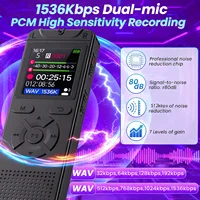 Digital Voice Activated Recorder with Playback MP3 Player Sound Audio Recorder Professional Mini USB Flash Drive Recording - Image 4
