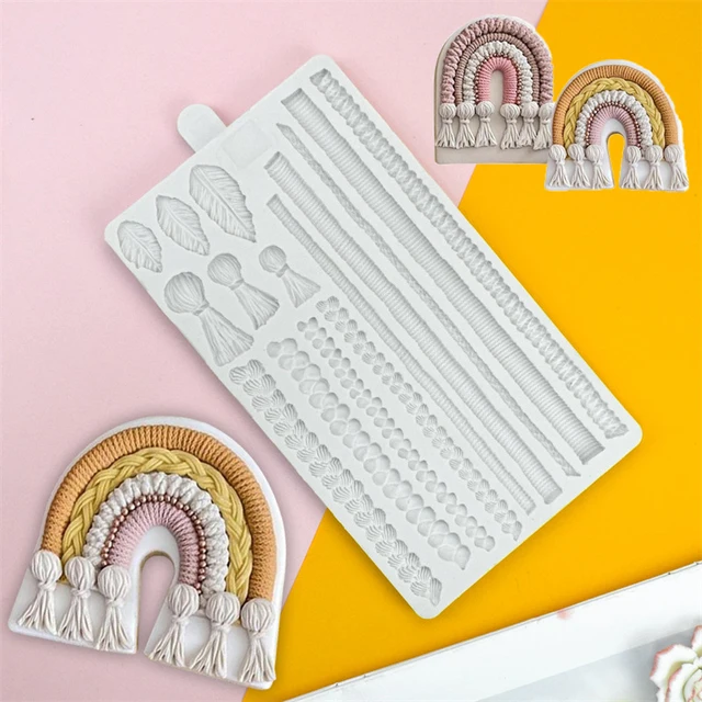 Új Gyapjúbóli Fonott Kötél Szilikon Penész Torta Szerszámok Cukorcraft Csokoládé Fondant Karácsonyi Csipke Dekoráció Konyhai Kiegészítők