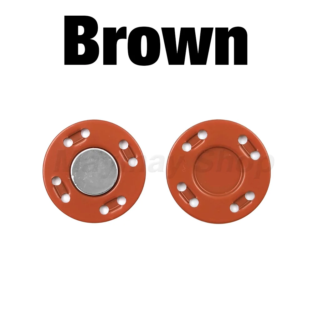 Magnetic Button Set: 5 Pairs for Clothing and Craft Decoration