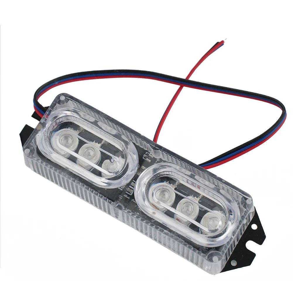 

Universal Taillight Flashing Taillight Flashs Strobe Lights 12v 1pc Aluminum + ABS Led Motorcycle Headlight Red And Blue