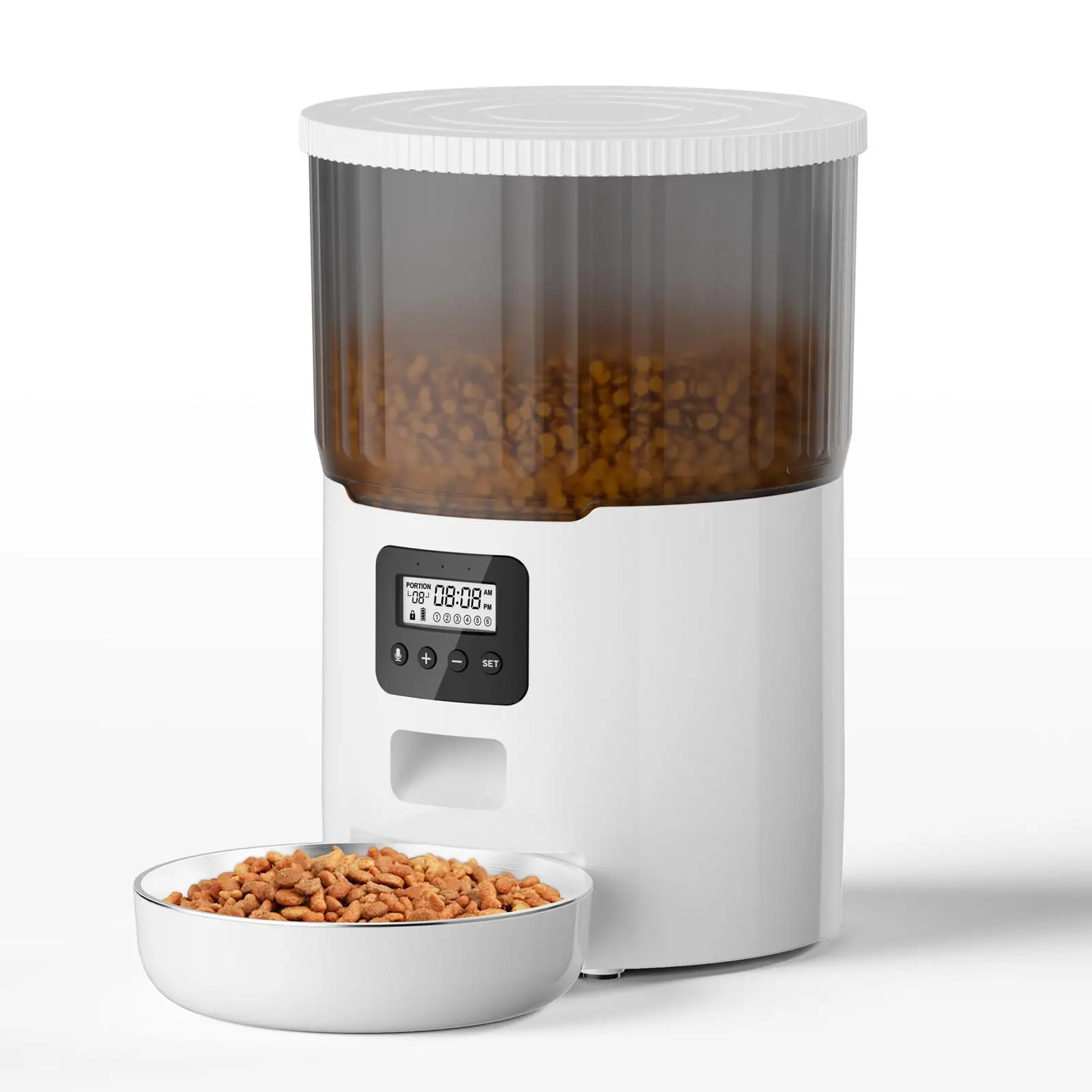 

Automatic Pet Dog Cat Feeder, Cat Food Dispenser Easy Clean Portable Gravity
