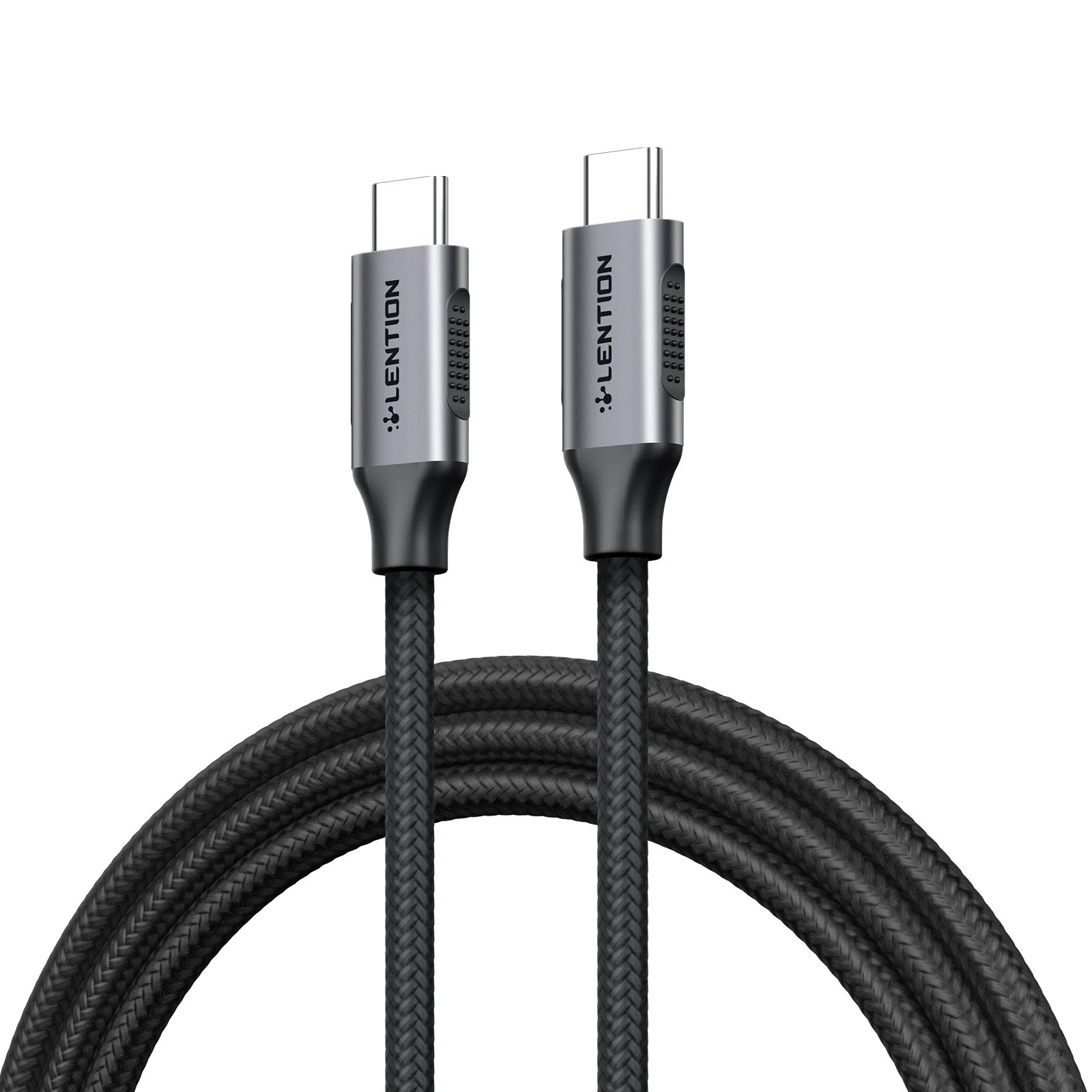 

Lention USB C Charging Cable 100W Type C Charge 10Gbps Fast Data Transfer 4K/60Hz Video Braided Cord Compatible New MacBook Pro