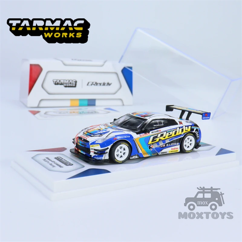 

Tarmac Works 1:64 Nissan GTR R35 TRUST e-Racing Diecast Model Car