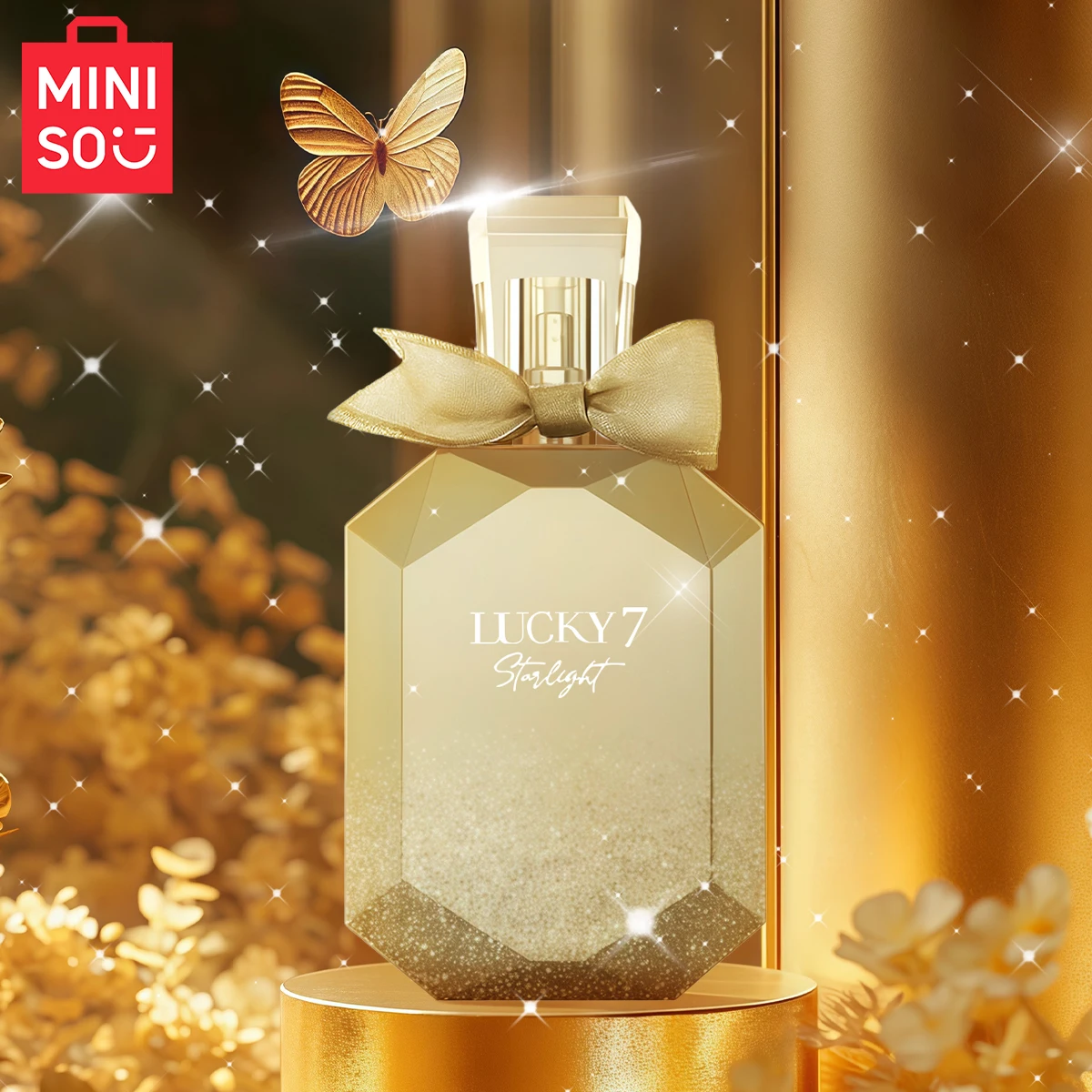 MINISO LUCKY 7 Damenparfüm Original Luxuriöser blumig-fruchtiger Eau de Parfum Designerduft für Damen Körperspray 100 ml_voghion.com