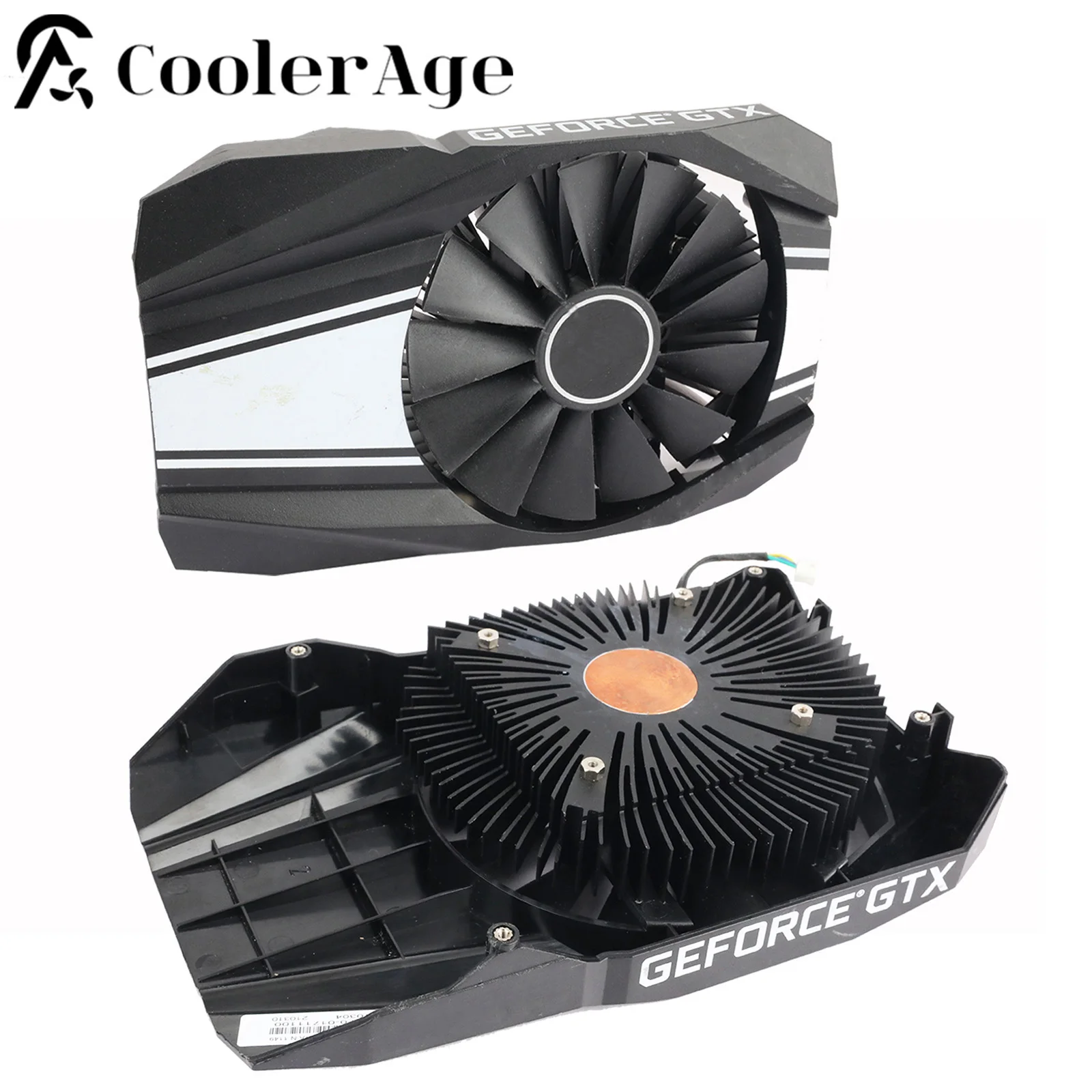 Dissipador de Calor da Placa de Vídeo para Asus Phoenix Gtx 1660 ti 1650 1660 1660ti Super 06g 95 mm Gtx1650 Gtx1660 Gtx1660ti Gpu Dissipador de Calor
