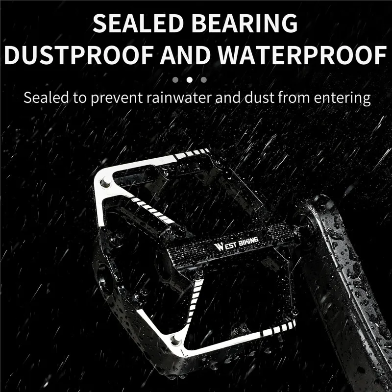 Ultralight Non-Slip Bicycle Pedals with DU Sealed Bearings