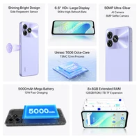 UMIDIGI G5 Smartphone, Android 13 , 8GB RAM 128GB ROM, 50MP Camera, 5000mAh Battery,  Dual SIM 4G Cellphone 2
