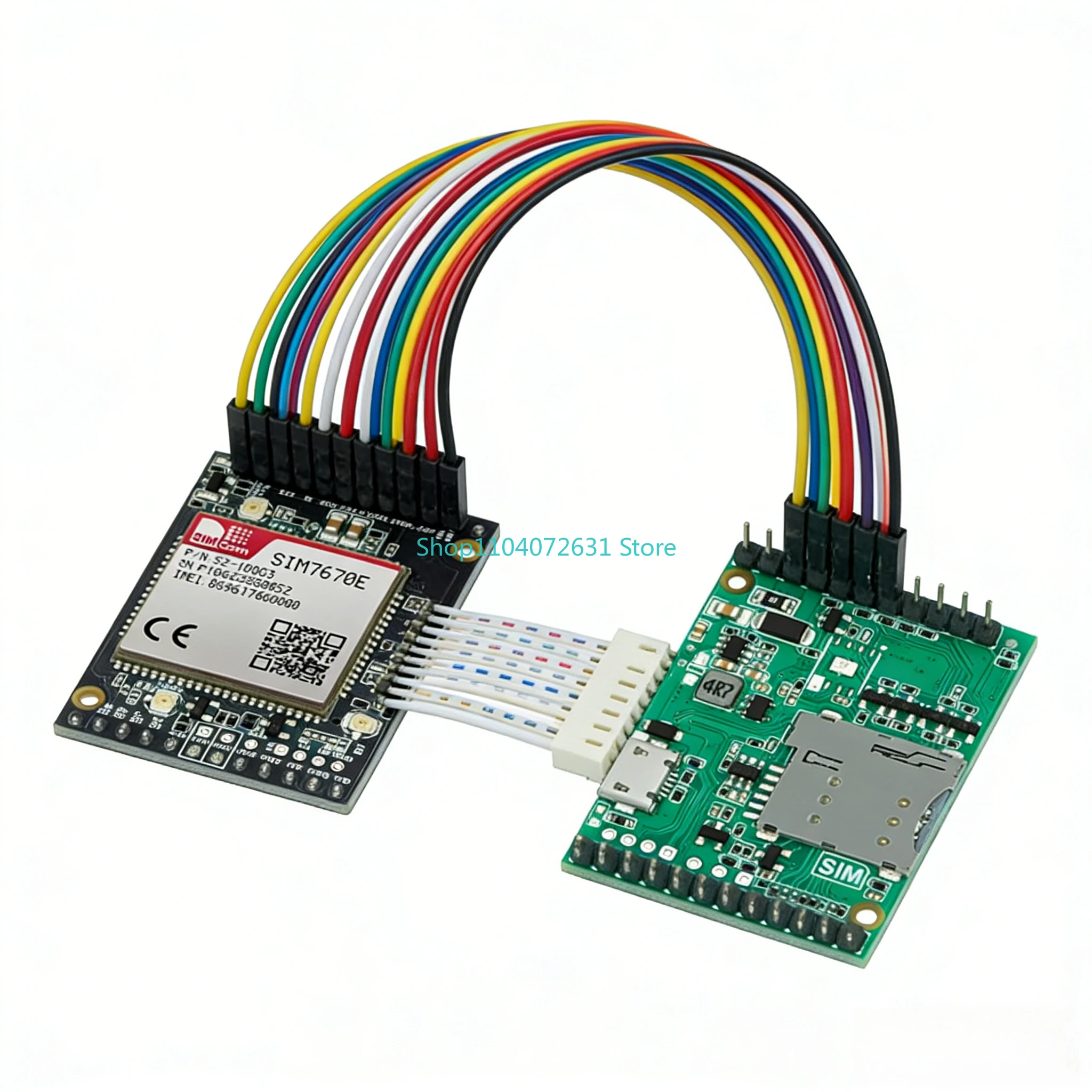 Sim7670e Power SIMCom SIM7670E/G/NA Core Board LTE CAT1 4G GNSS Module & Clamshell ...