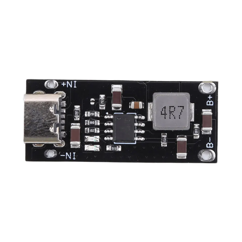 고속 충전 보드, C타입 충전 관리 보드, 표시기 포함, 컴퓨터용 자동 감지, 3A, 5V 4.2V, 4.35V