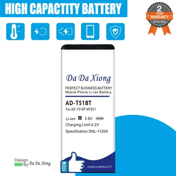 High Quality 1500mAh Replacement Battery For Rechargeable AD-T51BT MT831 MT8321 MS722 MS721 MS720 ST631 601 531 521 501 421