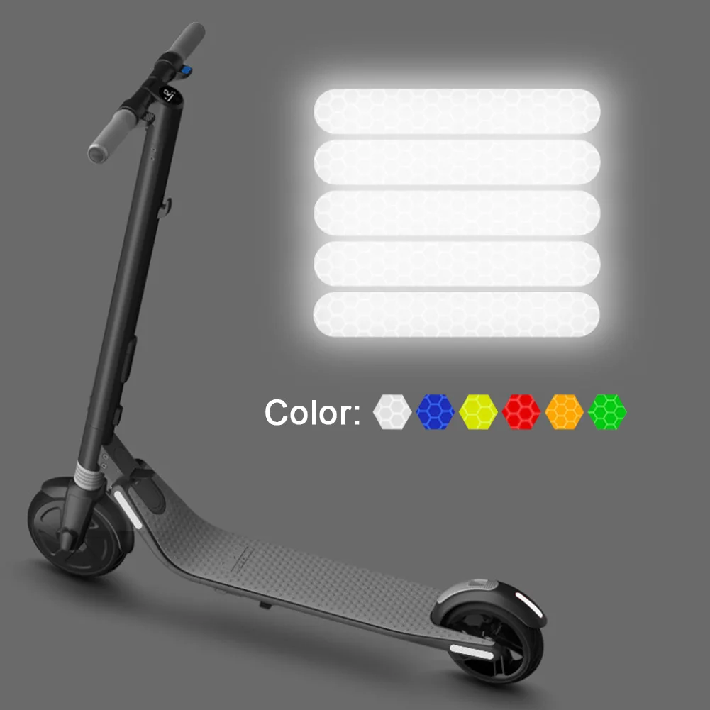 

4/5pcs PVC Reflective Stickers For Ninebot ES1 ES2 ES3 ES4 E22 E25 / Max G30 Electric Scooter Anti-reflective Night Warning