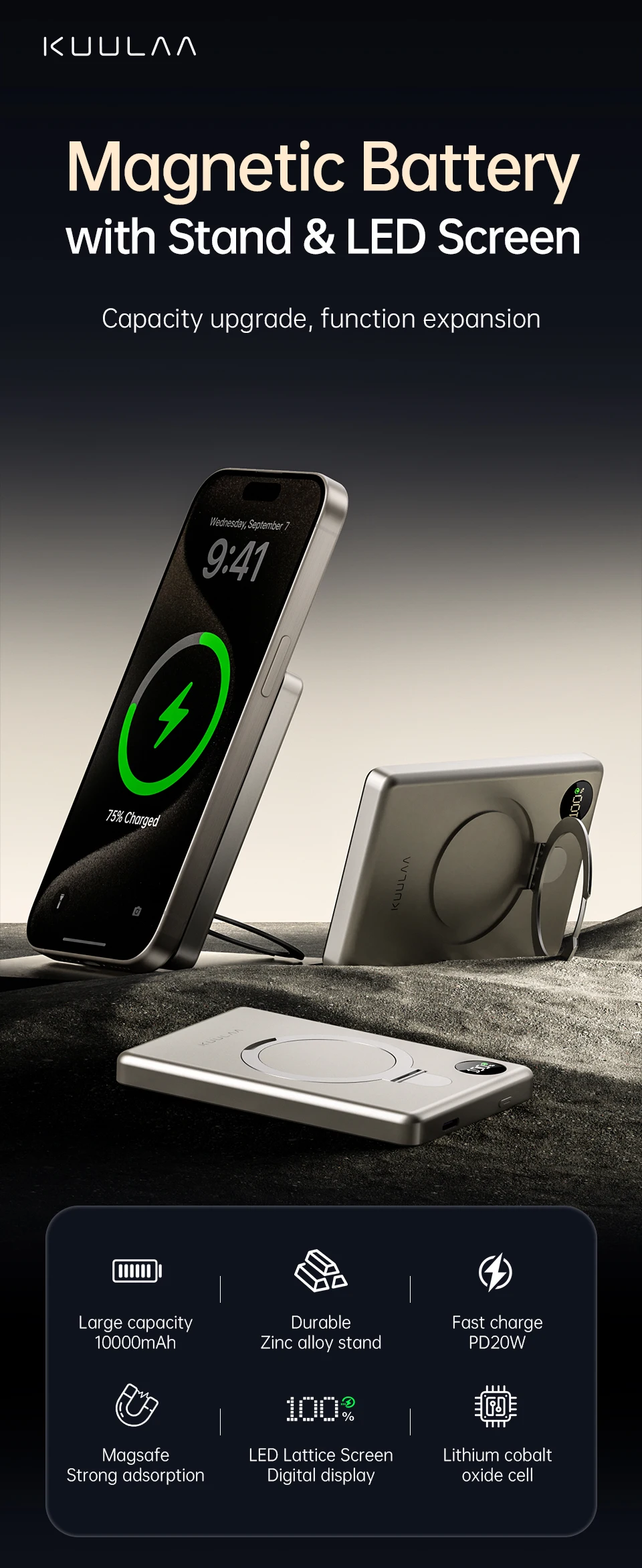 KUULAA Magsafe Power Bank - Image 1