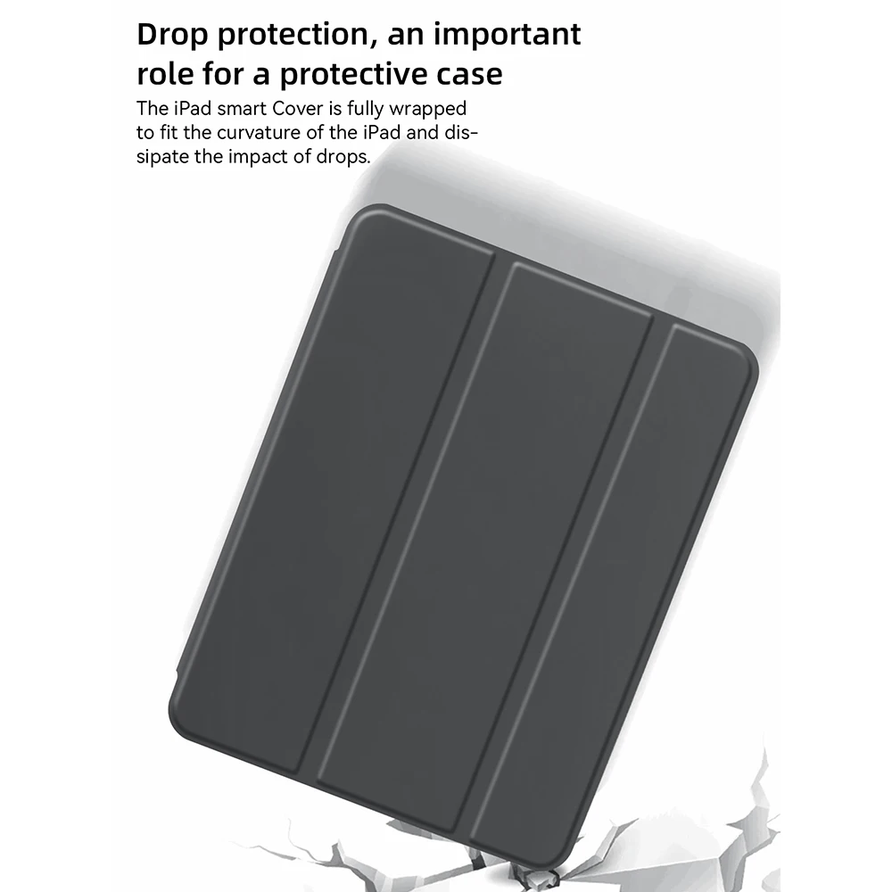 Ultra-Thin PU-Leather Smart Magnetic Case with Auto Sleep/Wake Feature