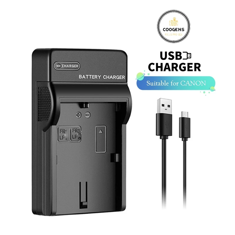 

USB Camera Battery Charger for NB-2L NB2L Canon EOS 350D 400D Kiss Digital N X Rebel XT Xti VIXIA HV20 HG10 Micro Accessories