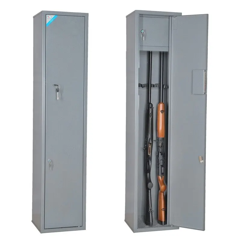 Шкаф оружейный СЕЙФБУРГ ОШН-3 на 3 ствола с трейзером 138x28x30см Макс высота ружья
