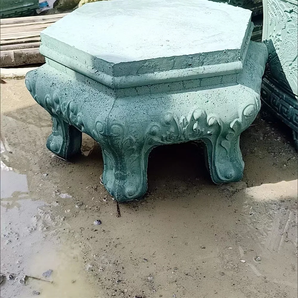 Concrete molds Household Flower Pot Mold Pot Cement Homemade Flower Pier Hexagonal European Bonsai Potted Plant