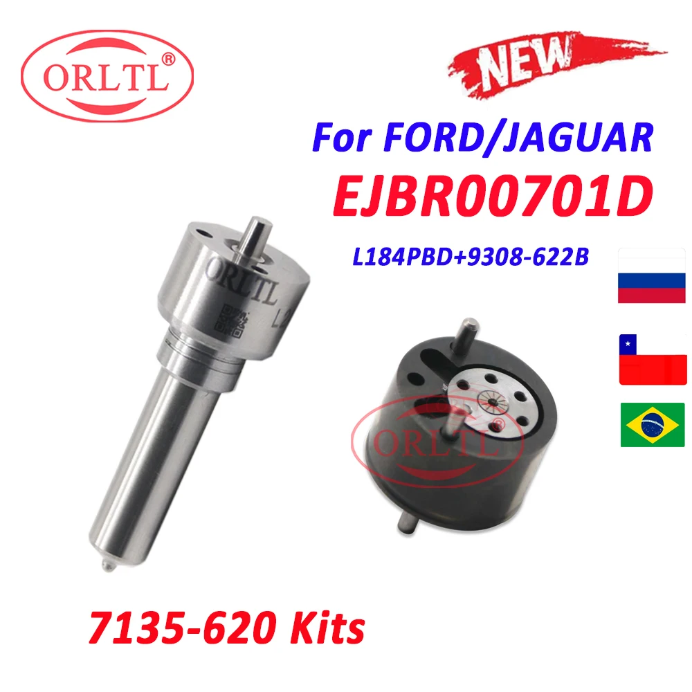 

EJBR00701D Дизельные комплекты 7135-620 ФОРСУНКА L184PBD L184PRD Топливный инжекторный клапан 28278897 9308-622B 28239295 ДЛЯ FORD/JAGUAR 02JDE4105