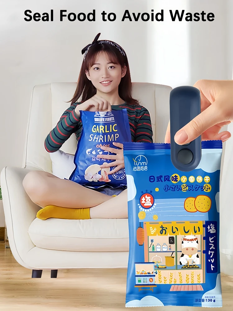 Mini Heat Bag Sealing Machine Handheld Sealer Food Packaging Heat Sealer