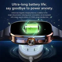 Montre connectée 5G/4G Full Netcom 8 Go + 128 Go de RAM, écran AMOLED 2,4 pouces, batterie 2100 mAh, appareil photo 900 W, GPS, WIFI, applications Google, Android 10 OS 5