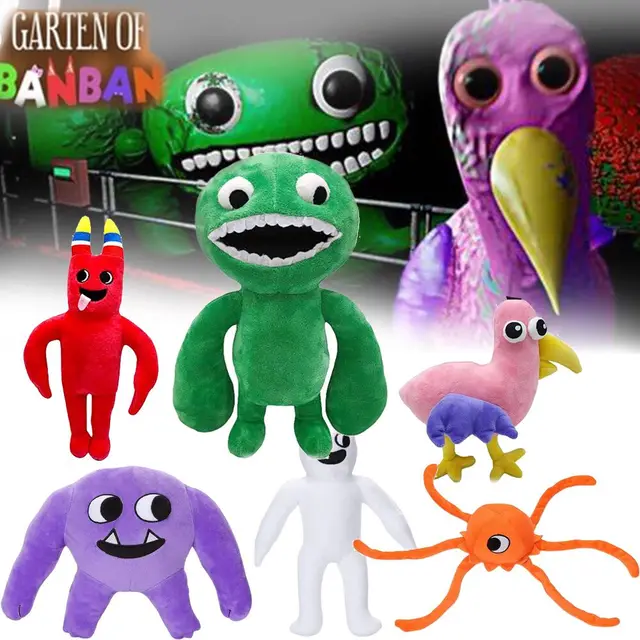  SmallBos Garten of Banban Plush, 2023 New Banban Garden Chapter  2 Plush, Horror Game Monster Figure Plushies Toys (Pink) : Toys & Games