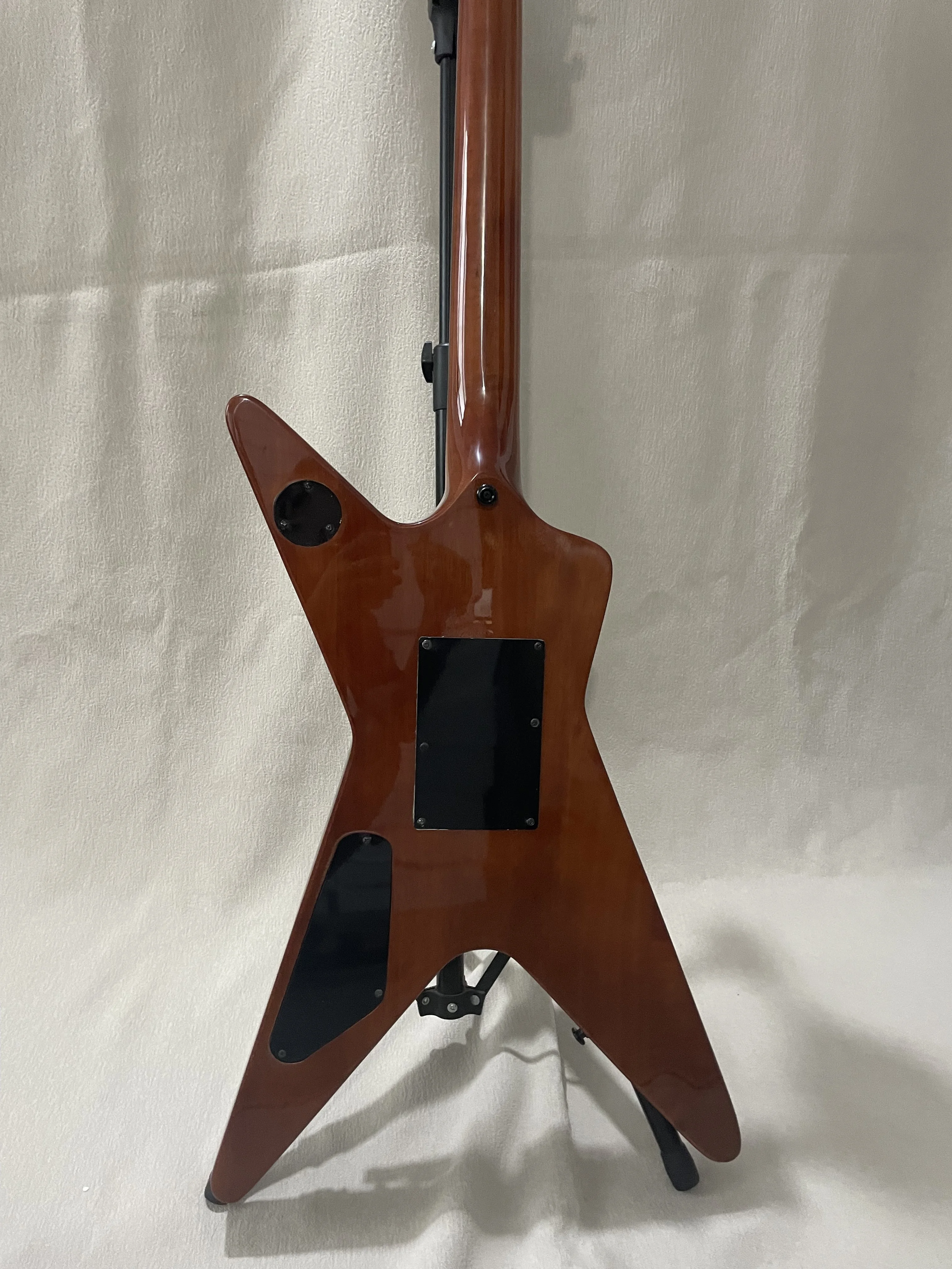 OEM 6 Strings Dimebag Darrel ML Electric Guitar Blue Lightning