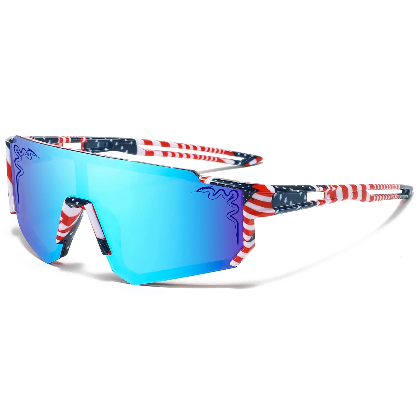 Baseball-Sonnenbrille für Jugendliche von 5-16 Jahren, Outdoor-Brille für Kinder, Junge Männer und Frauen, Fahrradbrille für MTB und Radsport – Detail 7