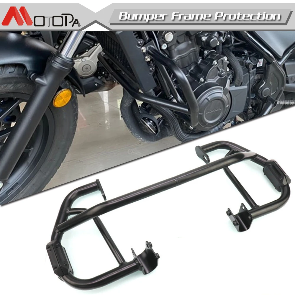 Rebel 500 Engine Guard Crash Bar Bumper Frame Protection For Honda