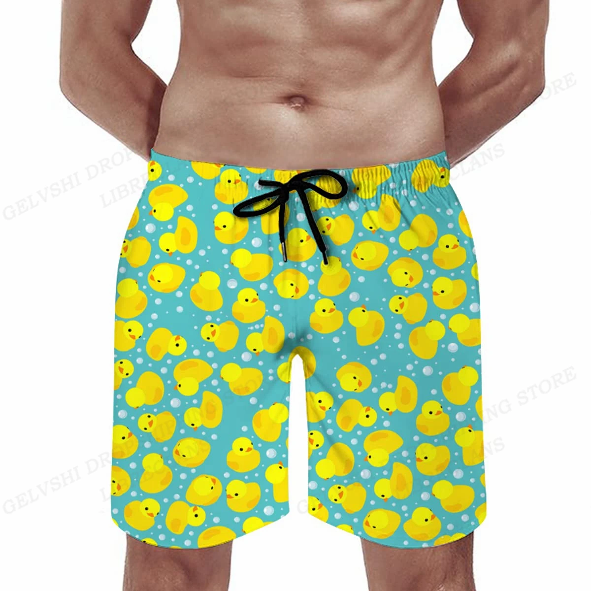Duck Board Short Kids Beach Shorts Men's Swimming Trunks Masculina Casual Shorts Boy Sports Briefs Swimwear Trunk Quick Dry Pant 3
