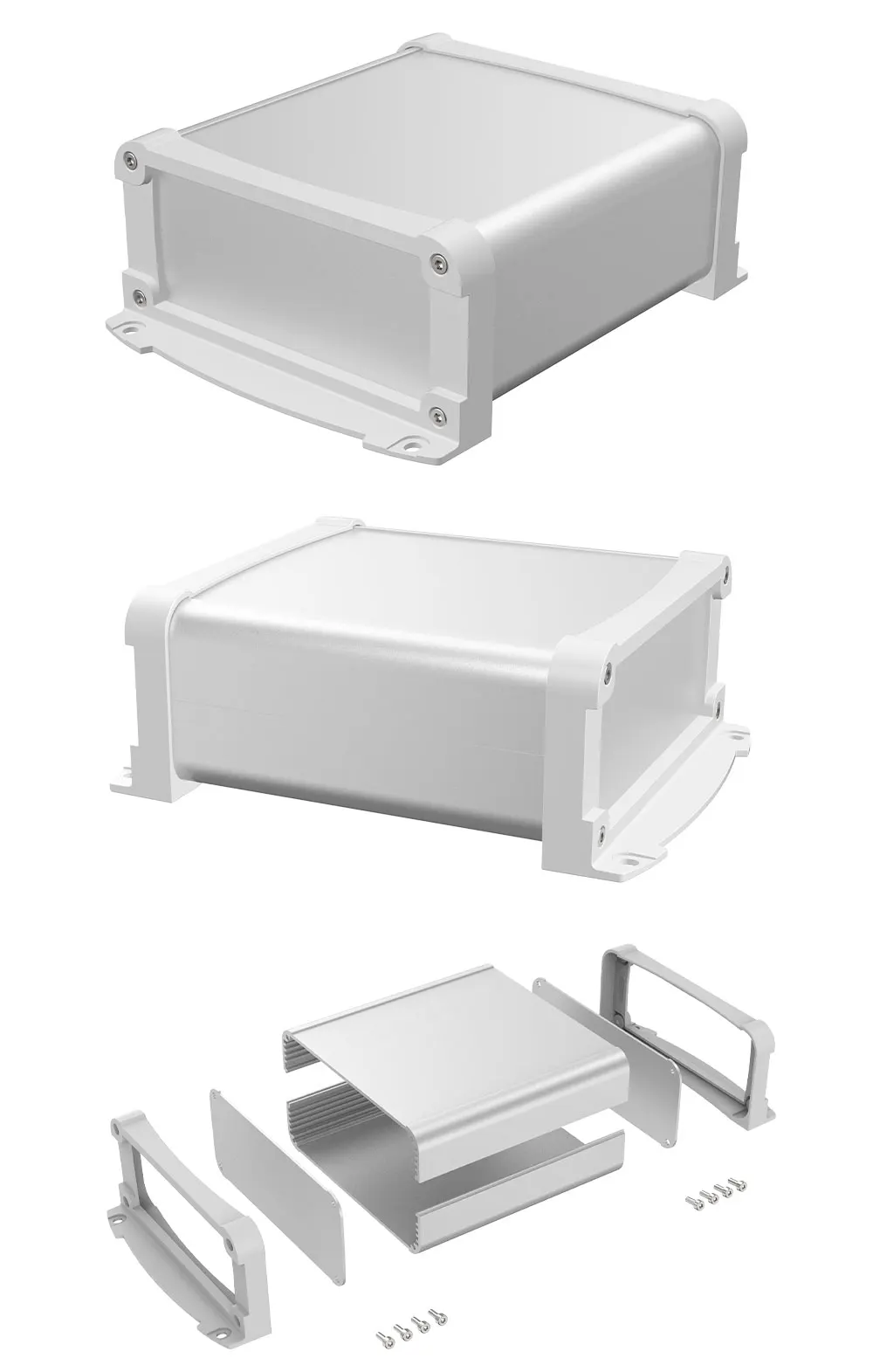 industrial, auto alojamento de alumínio, anodização durável,