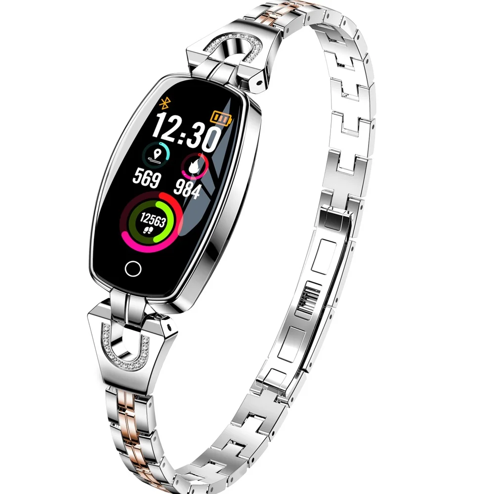 New H8 H8pro Smart Watch Bracelet Heart Rate Blood Pressure Band Pedometer Waterproof Fitness Activity Tracker Women Smartwatch 