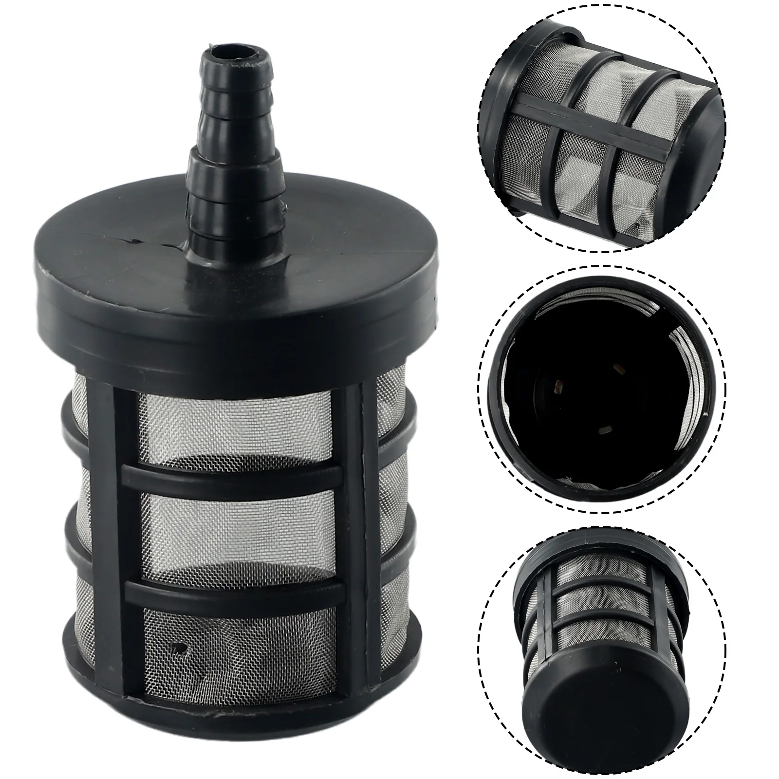 

1pcs Hose Filter Irrigation Pump Filter Stainless Steel Mesh Sprayer Diaphragm Pump For Sprayer Car Washer Oil Pump