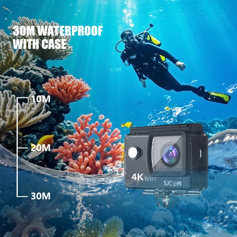 Caméra Action SJ4000 WiFi Dual Screen avec Carte TF 32/64/128 Go