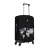 Flight Suitcase Cover Travel Map Cartoon Business Protection Holiday Elastic Luggage Supplies 3