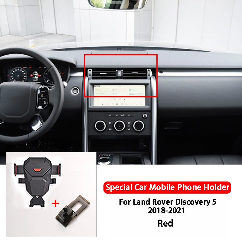Phone Holder Mobile Phone Holder Car Gravity Holder Support Mobile Phone Stand For Land Rover Defender Discovery Sport Discovery 5 4 LR4 Car Styling