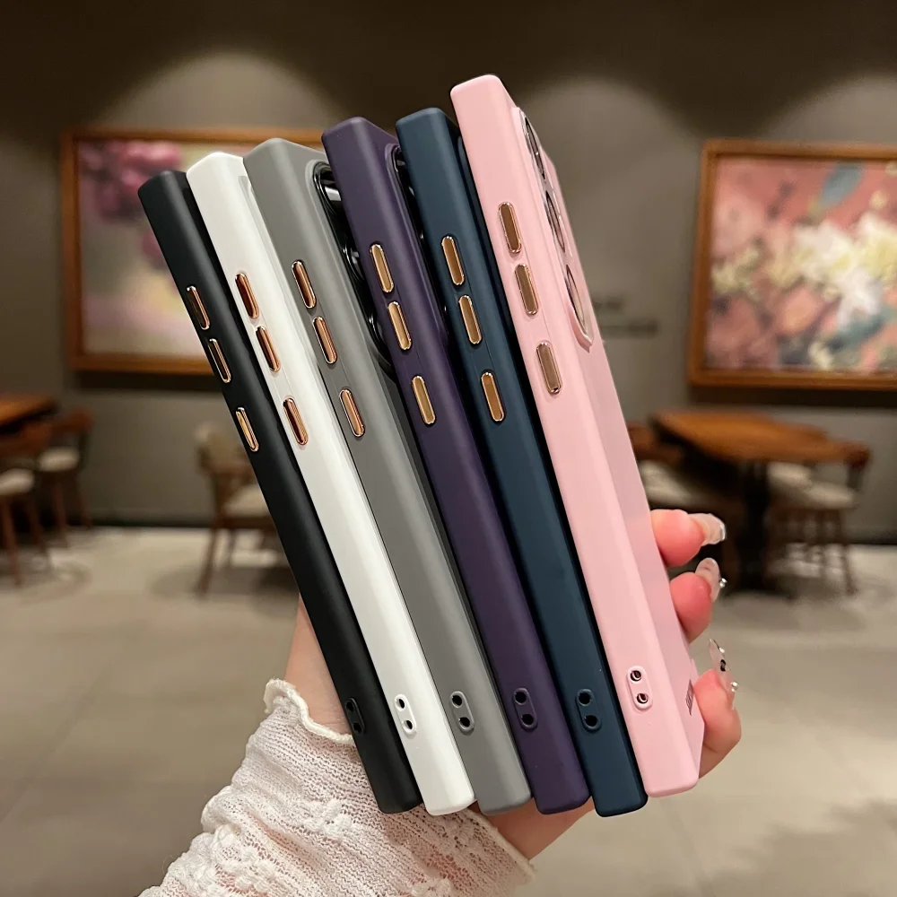 Soft Silicone Ultra-Thin Camera Protector Phone Case - Durable TPU Back Cover