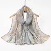 107439-a57752.jpg 1 pièces Ramadan Hijab imprimé léopard femmes bohème aquarelle doux musulman Hijabs Floral respirant châle enveloppement écharpe foulard chaud