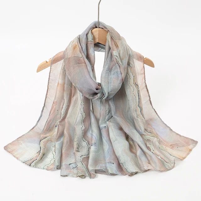 107439-a57752.jpg 1 pièces Ramadan Hijab imprimé léopard femmes bohème aquarelle doux musulman Hijabs Floral respirant châle enveloppement écharpe foulard chaud