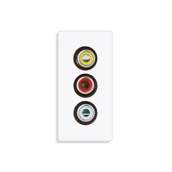 DIY Multi-Functional Connectivity Hub with Switch & Socket Options - Audio and video (Grey)