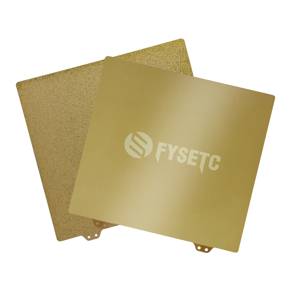 FYSETC JanusBPS 양면 PEI 스프링 강판(질감 및 매끄러움) 305*305mm Voron 300용 사전 적용된 PEI 강철