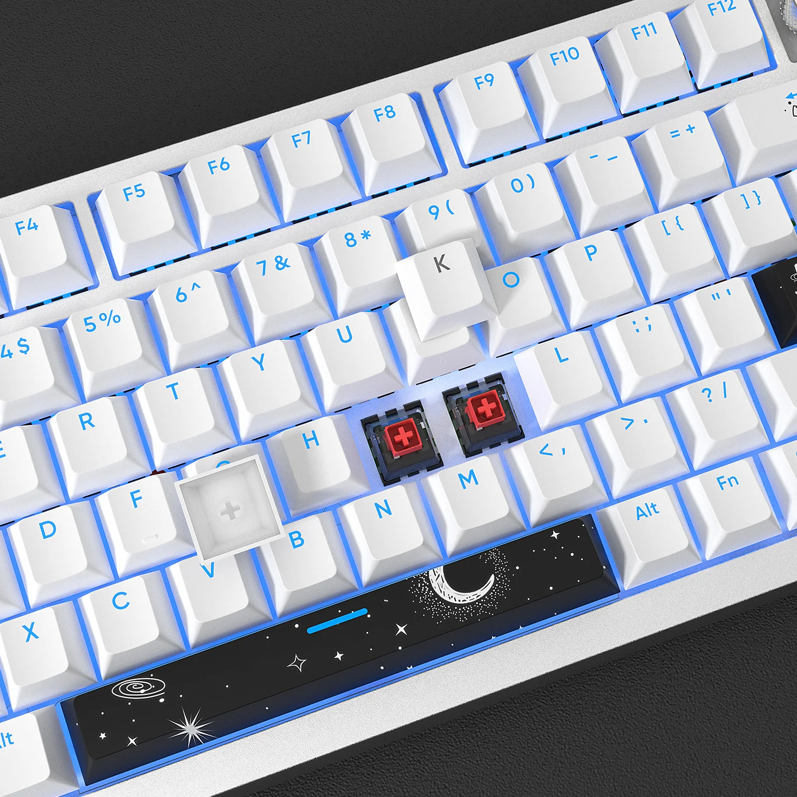 Espaço Sideral Backlit Keycaps Cherry Perfil Pbt Dye Sub Keycap para Cherry Gateron mx Switches Teclado Mecânico Ansi Iso - Imagem 6