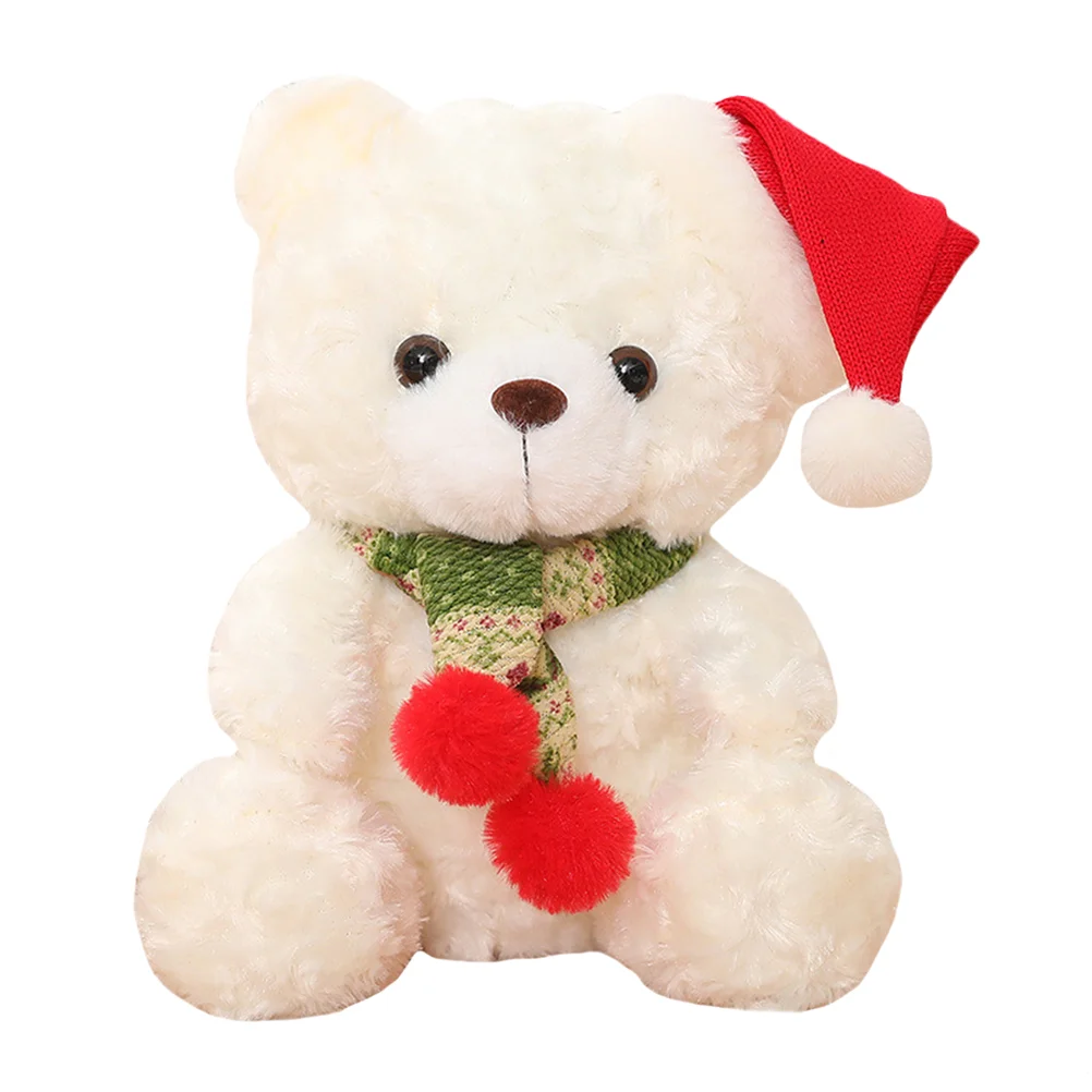 Christmas Bear Gift Xmas Plush Sto Decor Teen Girl Gifts Decorate Festival