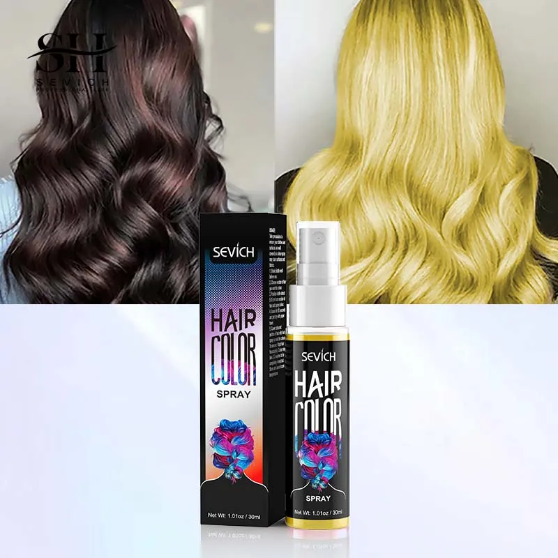 Sevich 8 Colors Hair Color Spray One-Time Hair Color Instant Salon Care Styling Product For Men and Women