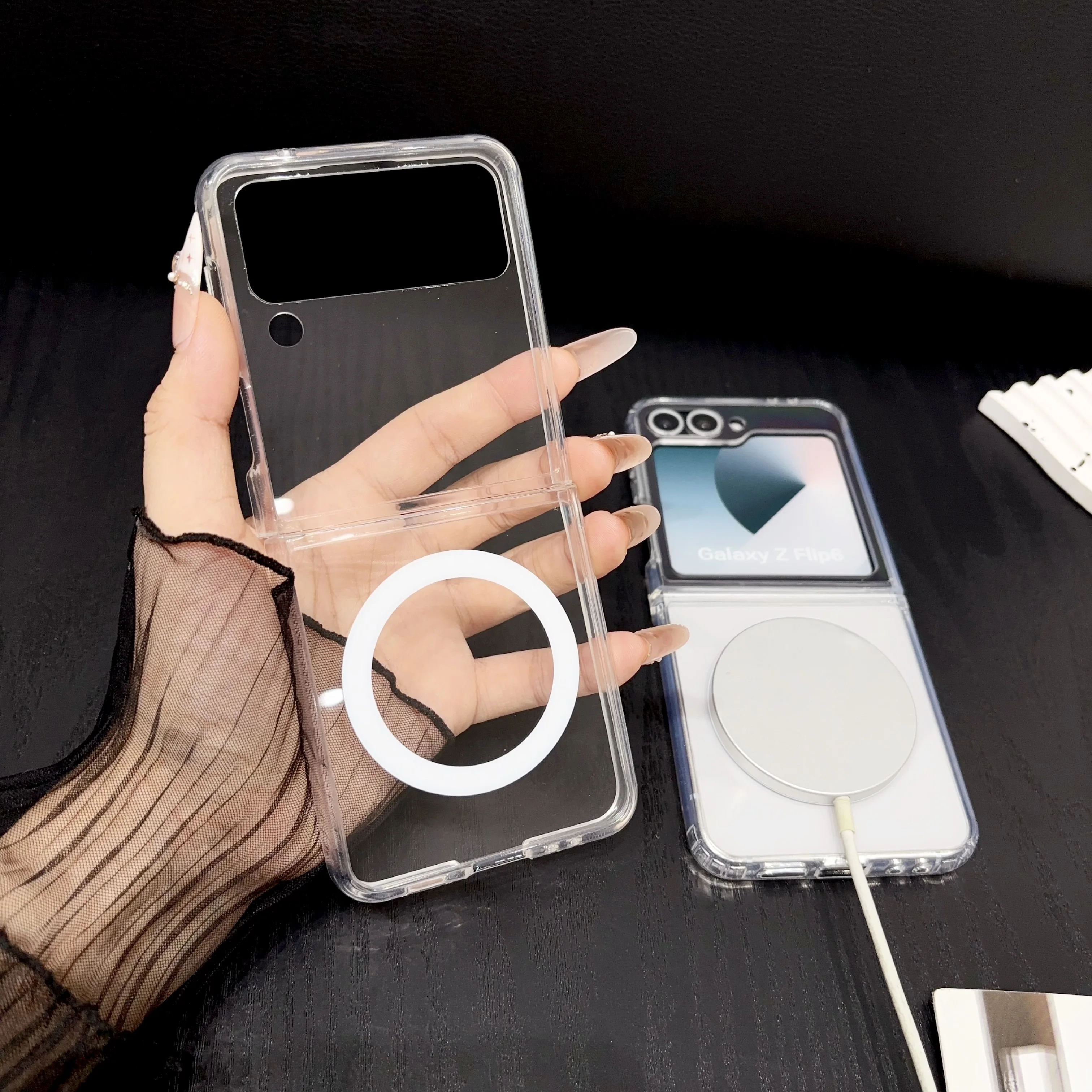 Magsafe Clear Shockproof Magnetic Protective Case